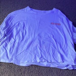 Hollister cropped long sleeve shirt